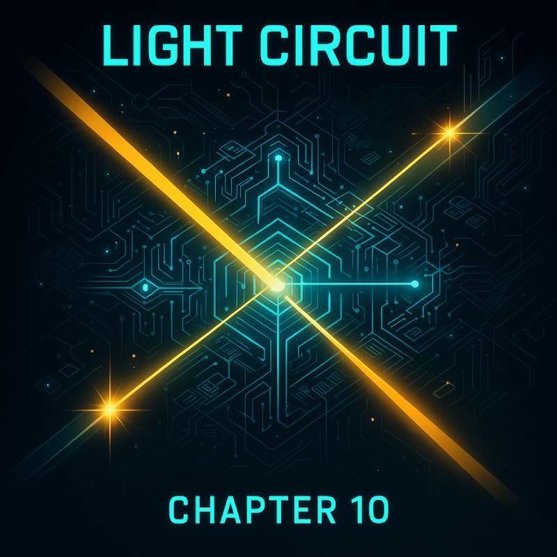 Blueprint-style diagram of a Troanary light circuit