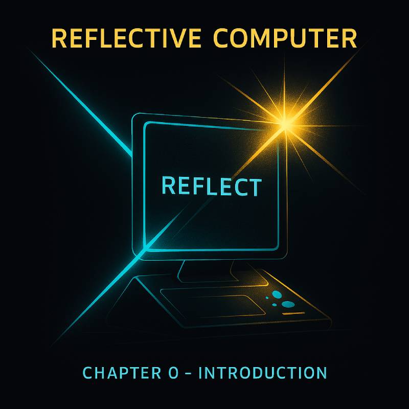 Artistic concept of a reflective computer interface
